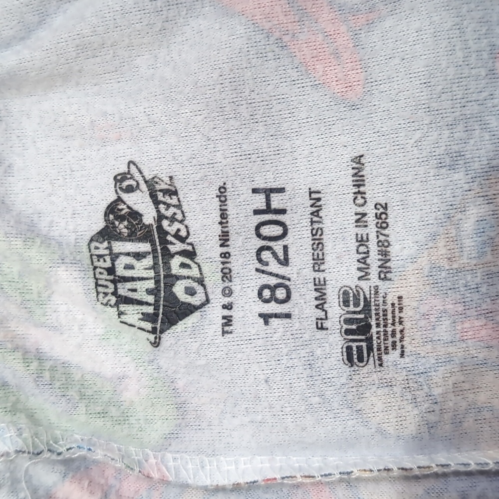Boys Husky XL (size 18-20) Super Mario Pajama Pants - Picture 4 of 5